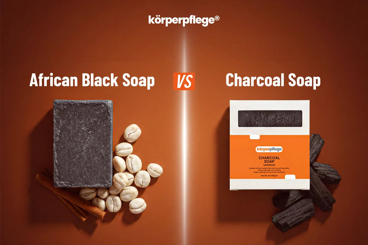 African Black Soap vs Charcoal Soap