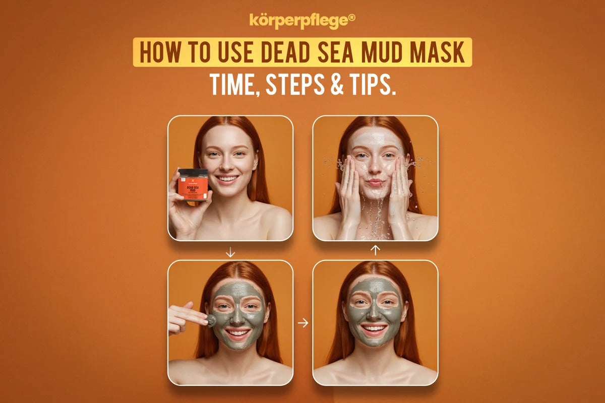 How to Use Dead Sea Mud Mask: Time, Steps, Tips