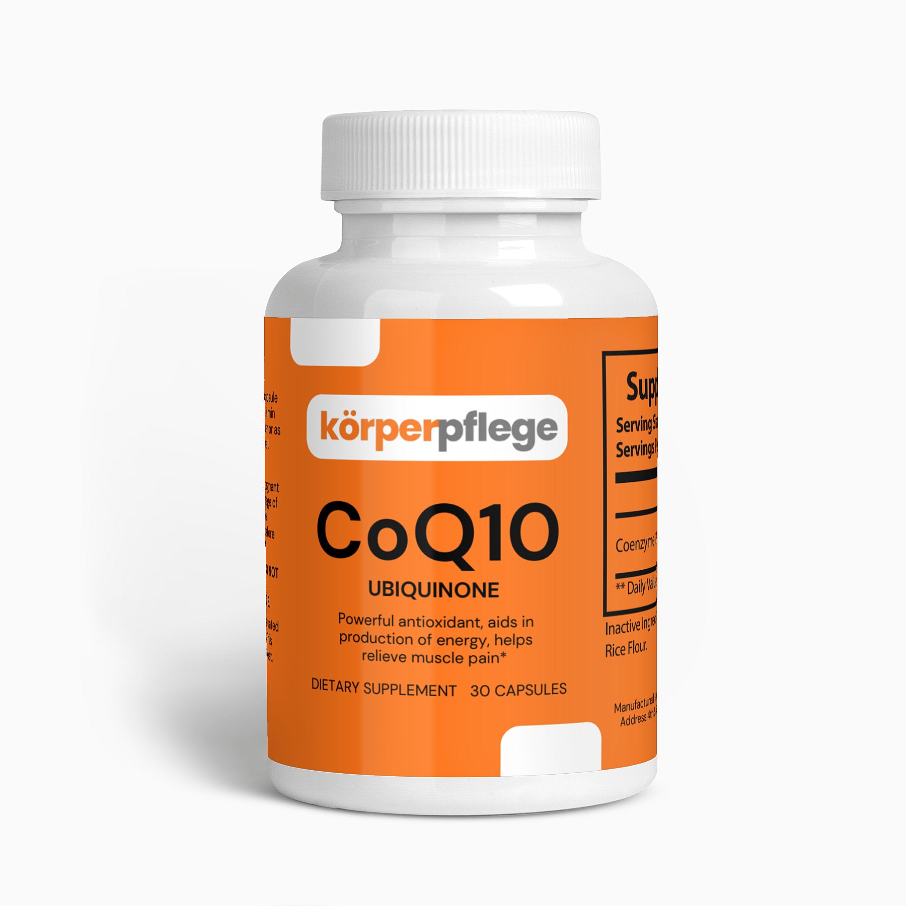 CoQ10 Ubiquinone Capsules
