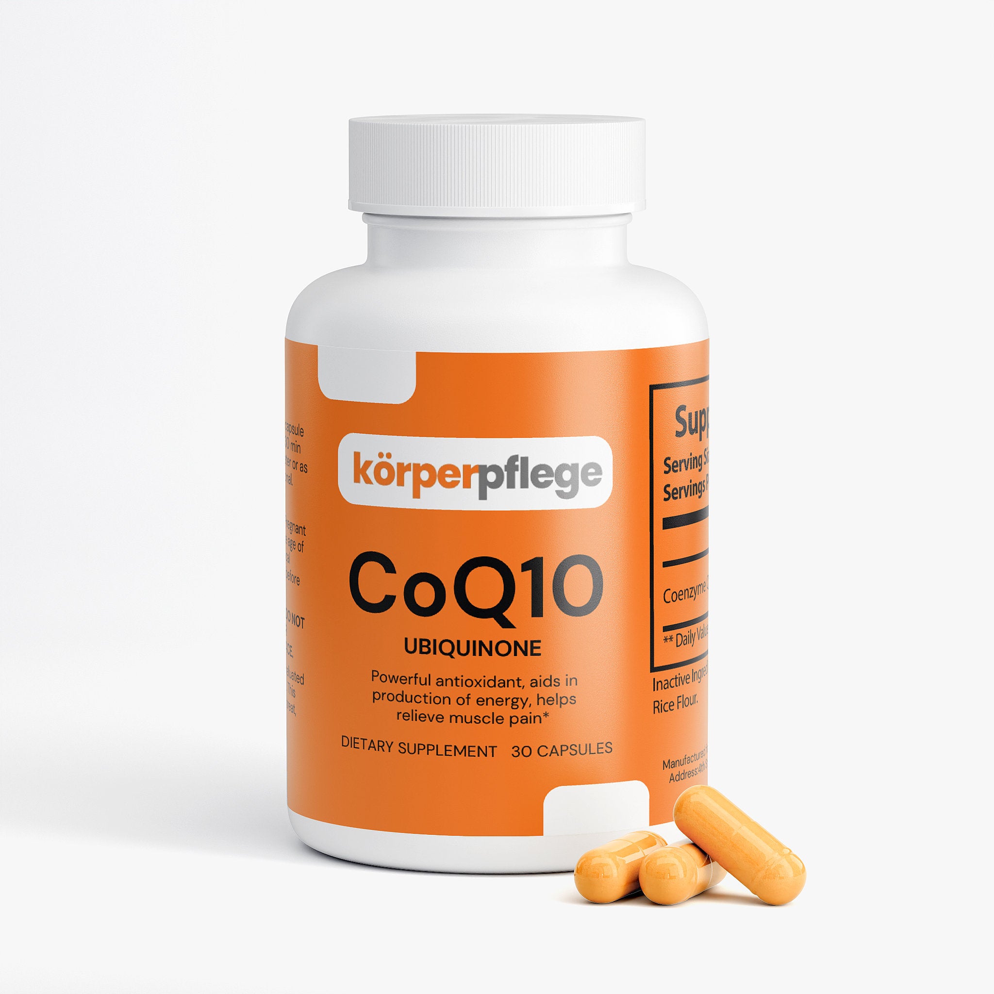 CoQ10 Ubiquinone Capsules