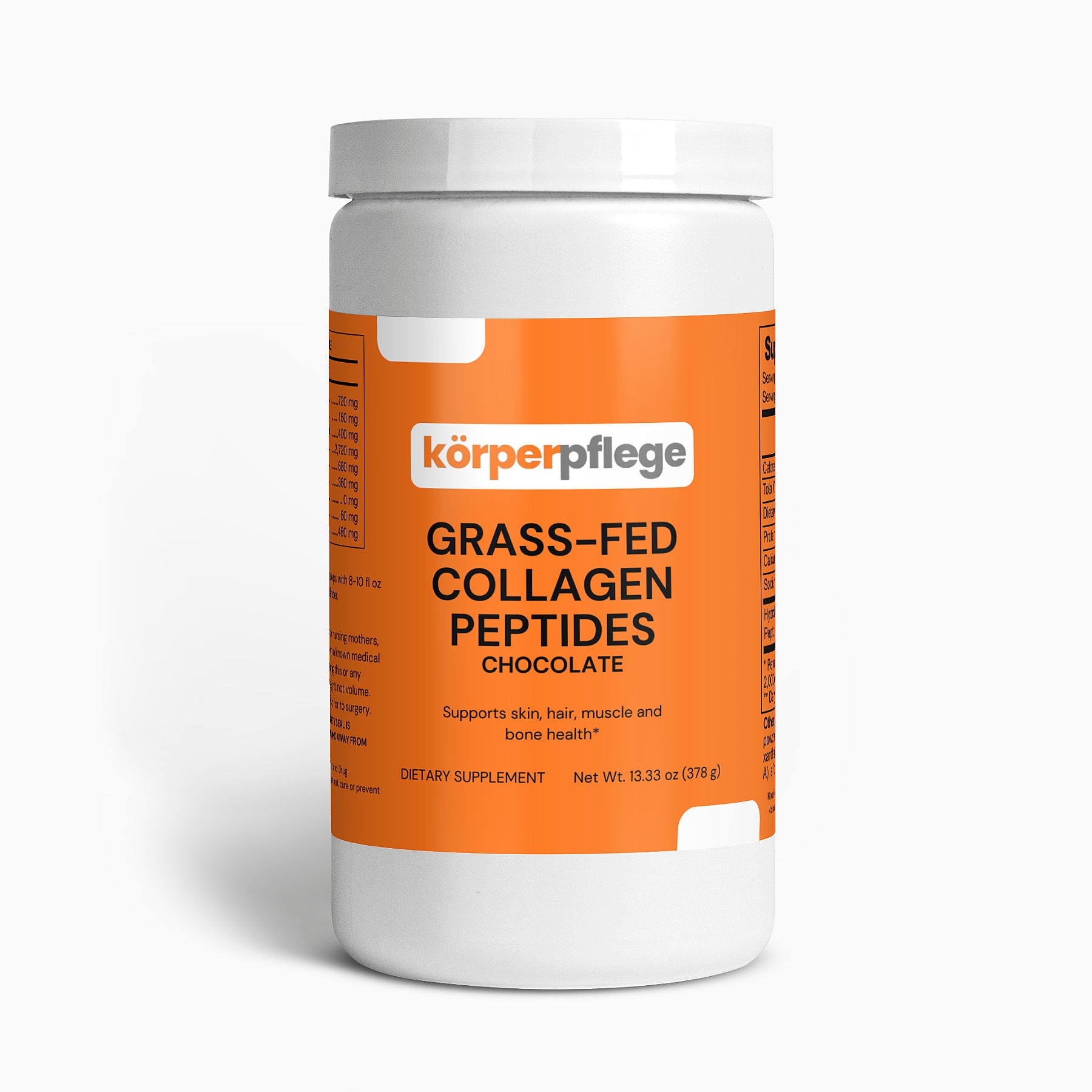Grass-Fed Collagen Peptides Powder (Chocolate)