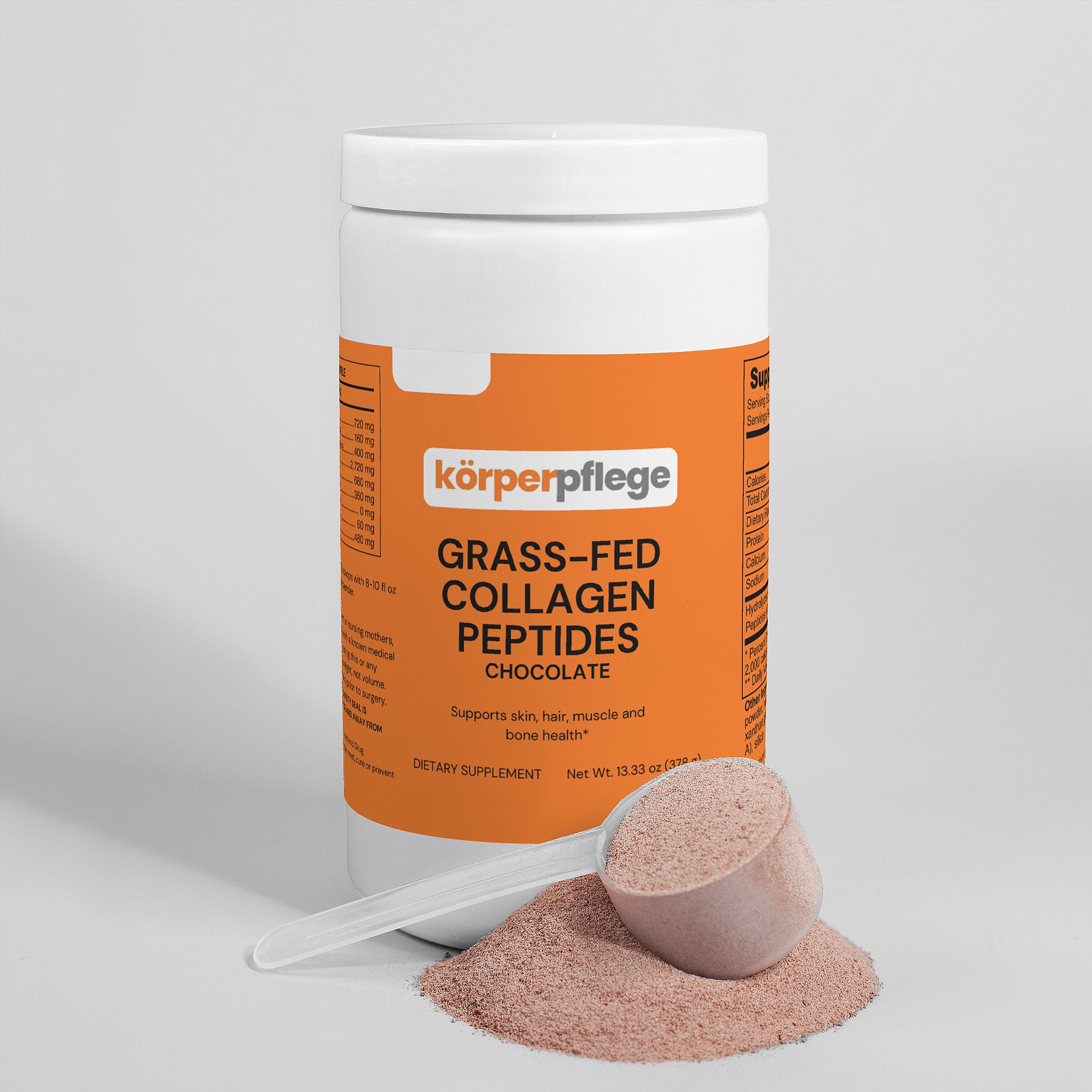 Grass-Fed Collagen Peptides Powder (Chocolate)